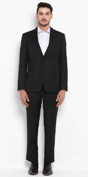 Mens Formal Suits Solid Men Suit black